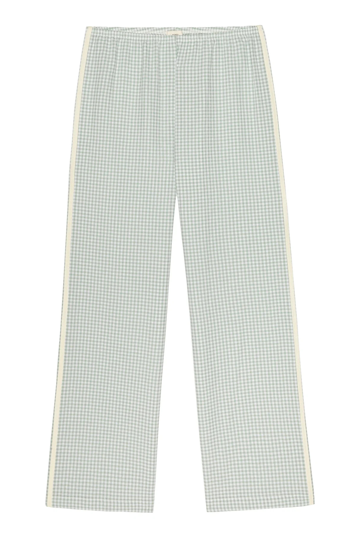 Navy Cotton Gingham Stripe Crop Pant \u2013 DONNI. | Cotton Gingham | DONNI.