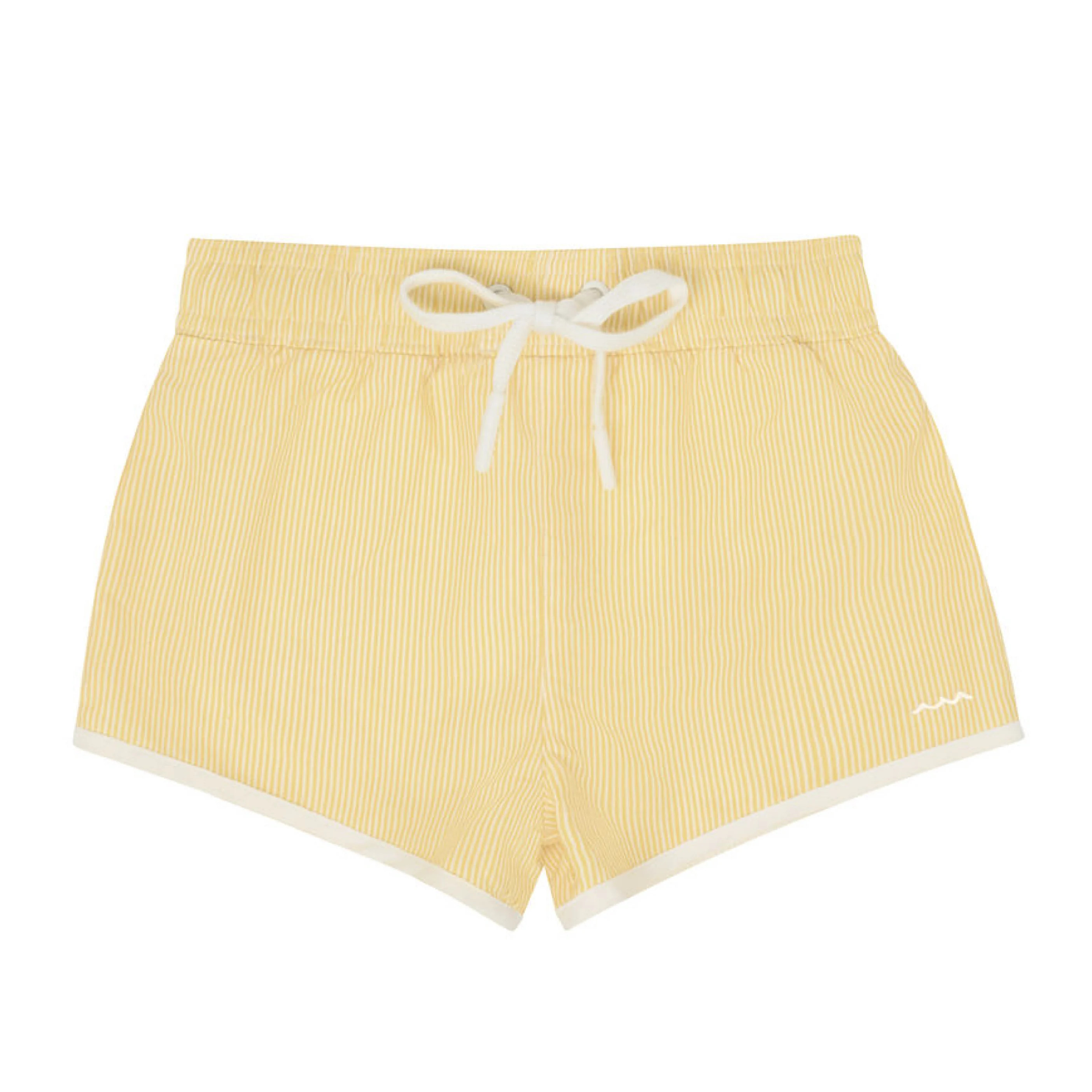 boys buttercream stripe boardie | Minnow