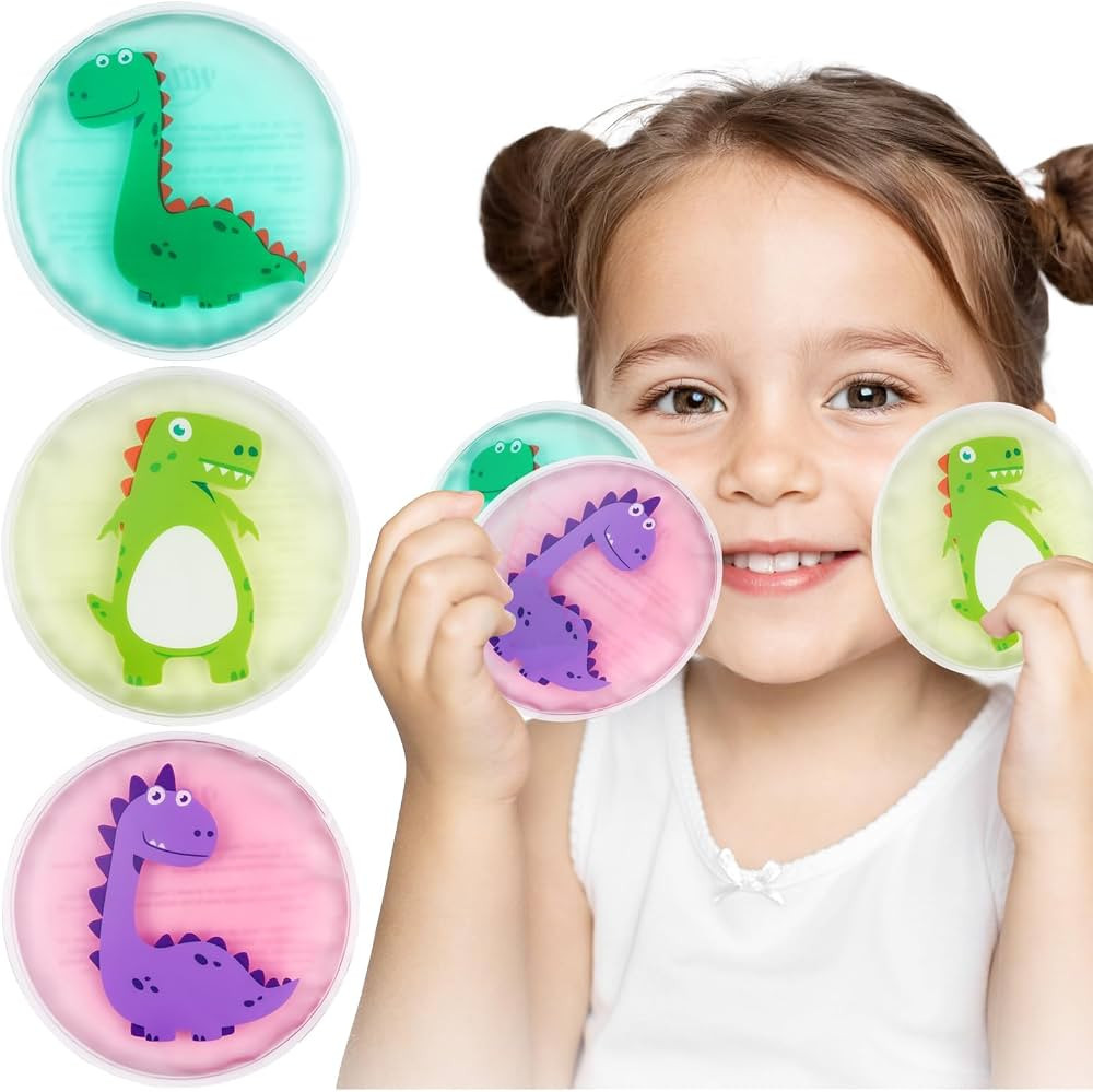 Hilph Kids Ice Packs for Boo Boos, 3 Gel Ice Packs for Injuries Reusable | Amazon (US)