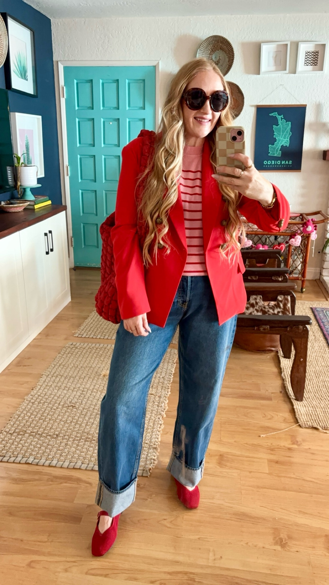 Amazon knits for Valentine’s Day 💕❤️ these are sooo soft and amazing quality for an affordable price point, one of my fav brands! 

Sizing at 150 lbs and 5’7” ⬇️
XL in striped Crewneck
Size 8 in cuffed jeans 
M in blazer  

Amazon knits, valentines sweaters, Valentine’s Day sweaters, Valentine’s Day outfits, Valentine’s Day style, girly style, pink sweaters, pink and red sweater, pink and red outfit, Valentine’s Day style, Galentine’s outfit, cozy sweaters, spring sweaters, affordable sweaters, affordable dress, knit dress, Amazon style, blazer outfit, cuffed jeans, Mary Jane shoes, red shoes 

#LTKFindsUnder50 #LTKFindsUnder100 #LTKStyleTip