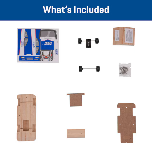 Build and Grow Pull Back Race Car Kid's Project Kit | Lowe's