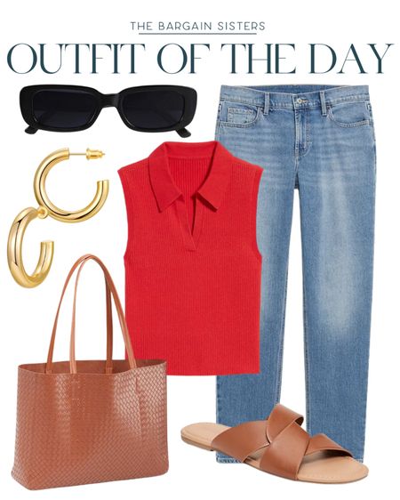 Outfit of the Day 

| Old Navy Fashion | Spring Outfit | Summer Outfit | Memorial Day | Sweater Vest | OOTD | Affordable Fashion | Tote Bag 

#LTKfindsunder50 #LTKSeasonal #LTKstyletip