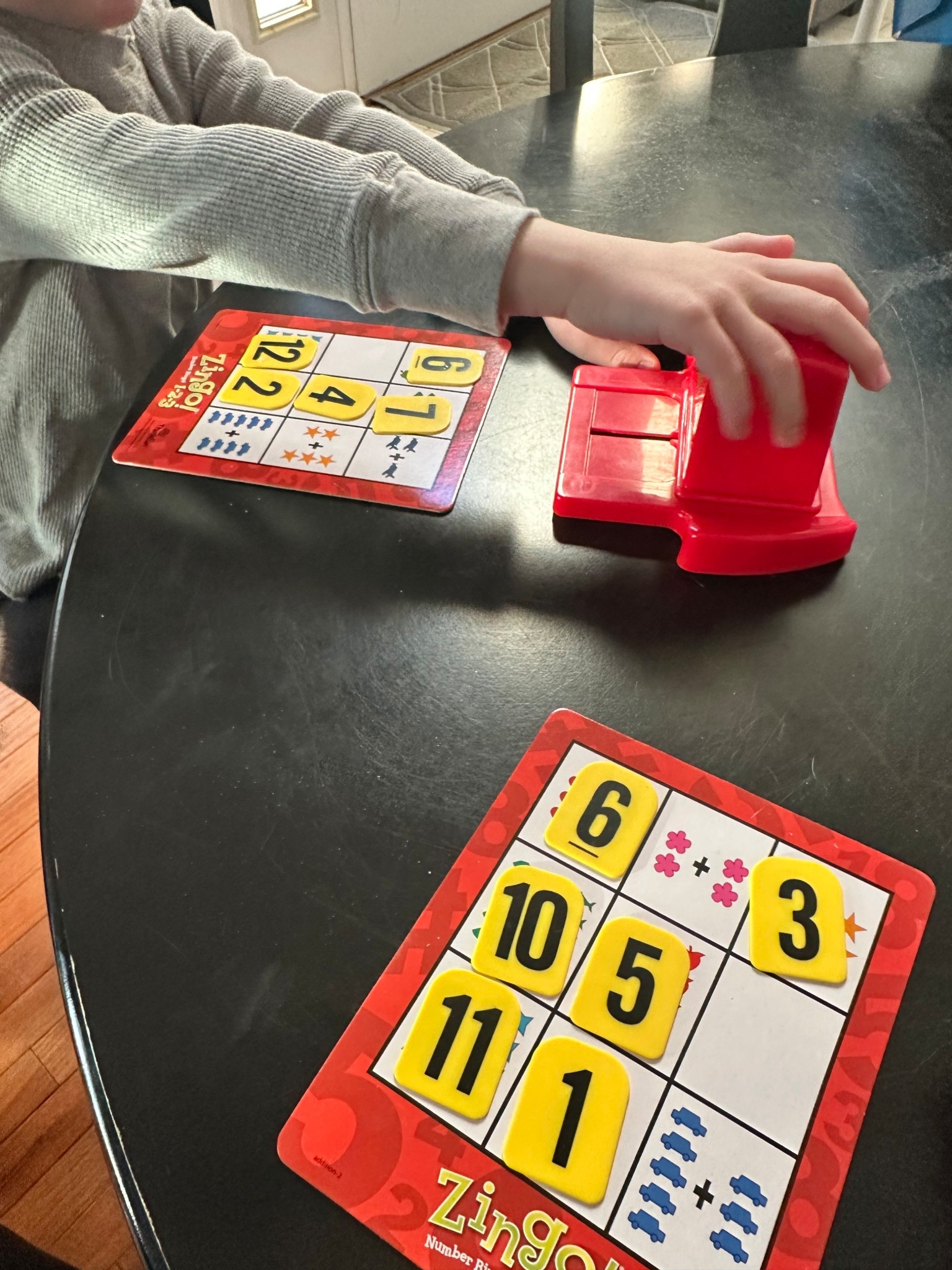 I used this all the time when I was teaching and now we have it at home. We played the math version this morning before school and loved it - it’s one of those games that sneaks in learning without them realizing.

Share this with someone who’s always looking for kid ideas
Follow me for daily finds + real life in between

educational games for kids | math games for kids | sight word games for kids | preschool learning activities | screen free kids games

#EducationalToys
#KidsActivities
#MomLife
#LearningThroughPlay
#ToyFinds

#LTKKids #LTKdayinmylife #LTKmomlife