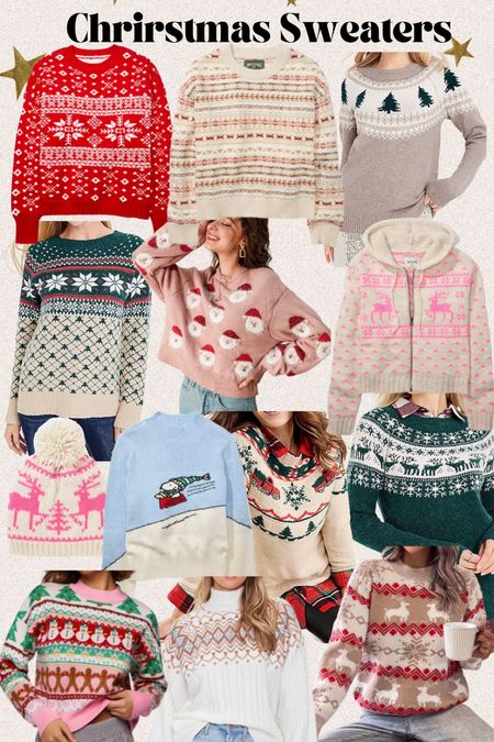 All the best Christmas sweaters and fair isle sweaters! Tons on sale!! 

American eagle holiday sweaters, forever 21 sweaters, Christmas fair isle sweaters and jumpers 

#LTKcurves #LTKunder50 #LTKSeasonal