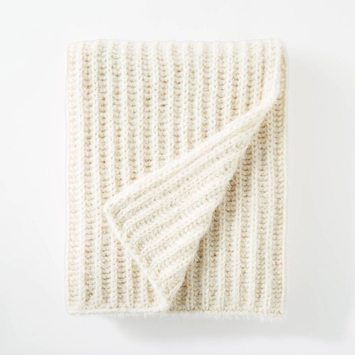 50"x60" Eyelash Chunky Knit Throw Blanket - Threshold™ designed with Studio McGee | Target