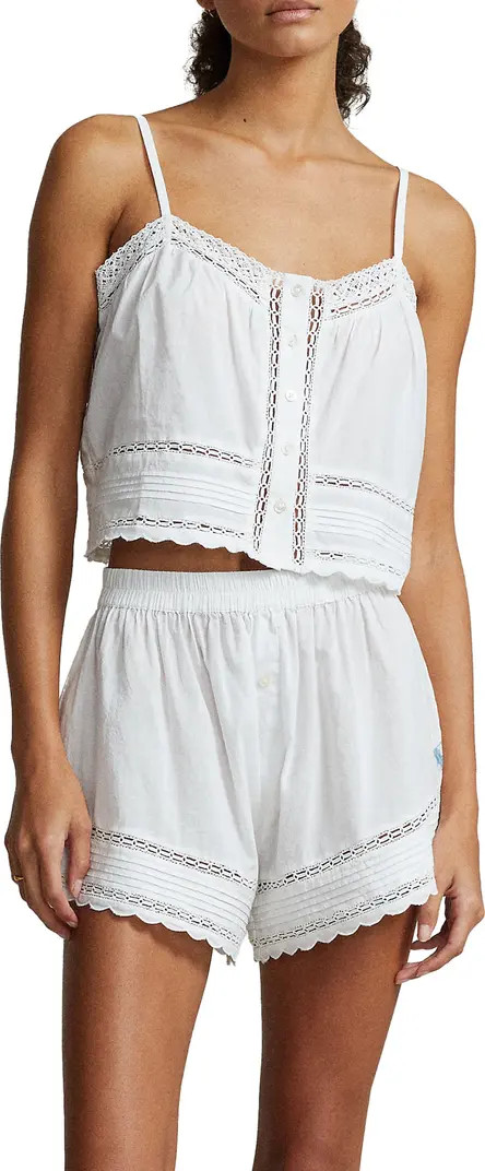 Polo Ralph Lauren Cotton Voile Short Pajamas | Nordstrom | Nordstrom