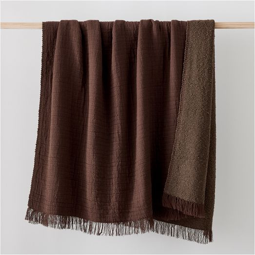 Boucle Gauze Throw | West Elm (US)