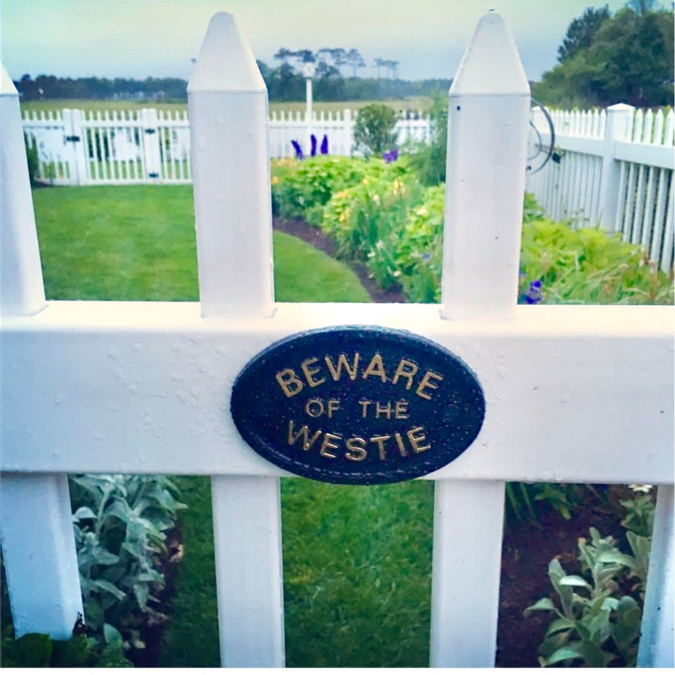 This one’s for all the Westie moms and dads.. the cutest garden sign.. Beware of the Westie. So sweet on your garden gate! Though in fairness, Wellie would invite you into the garden for kisses! 

#LTKGiftGuide #LTKhome #LTKstyletip
