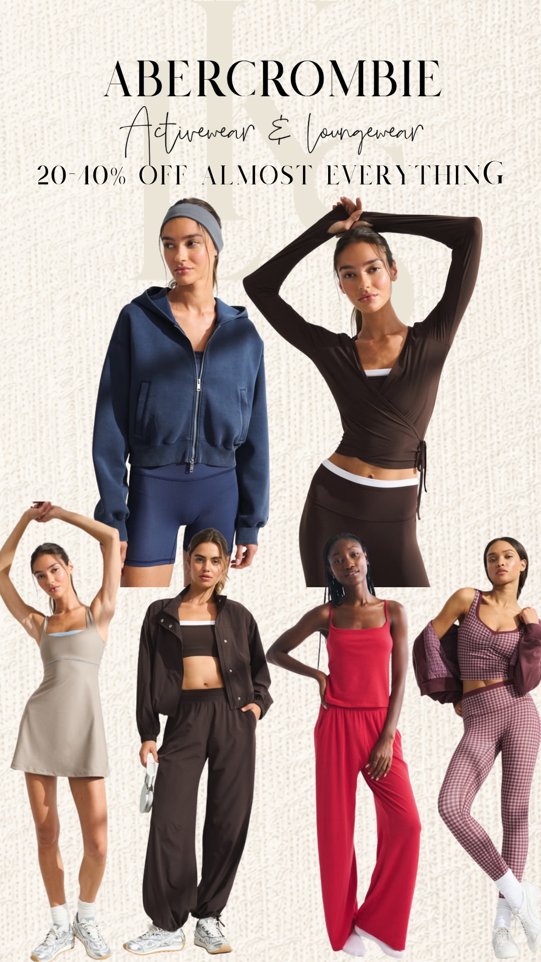 Abercrombie "Step into Fall" Sale!

20-40% off almost everything + 20% off all clearance!

Shop my favorite activewear and loungewear pieces here! 🍁 

 #LTKSeasonal #LTKActive #LTKSaleAlert