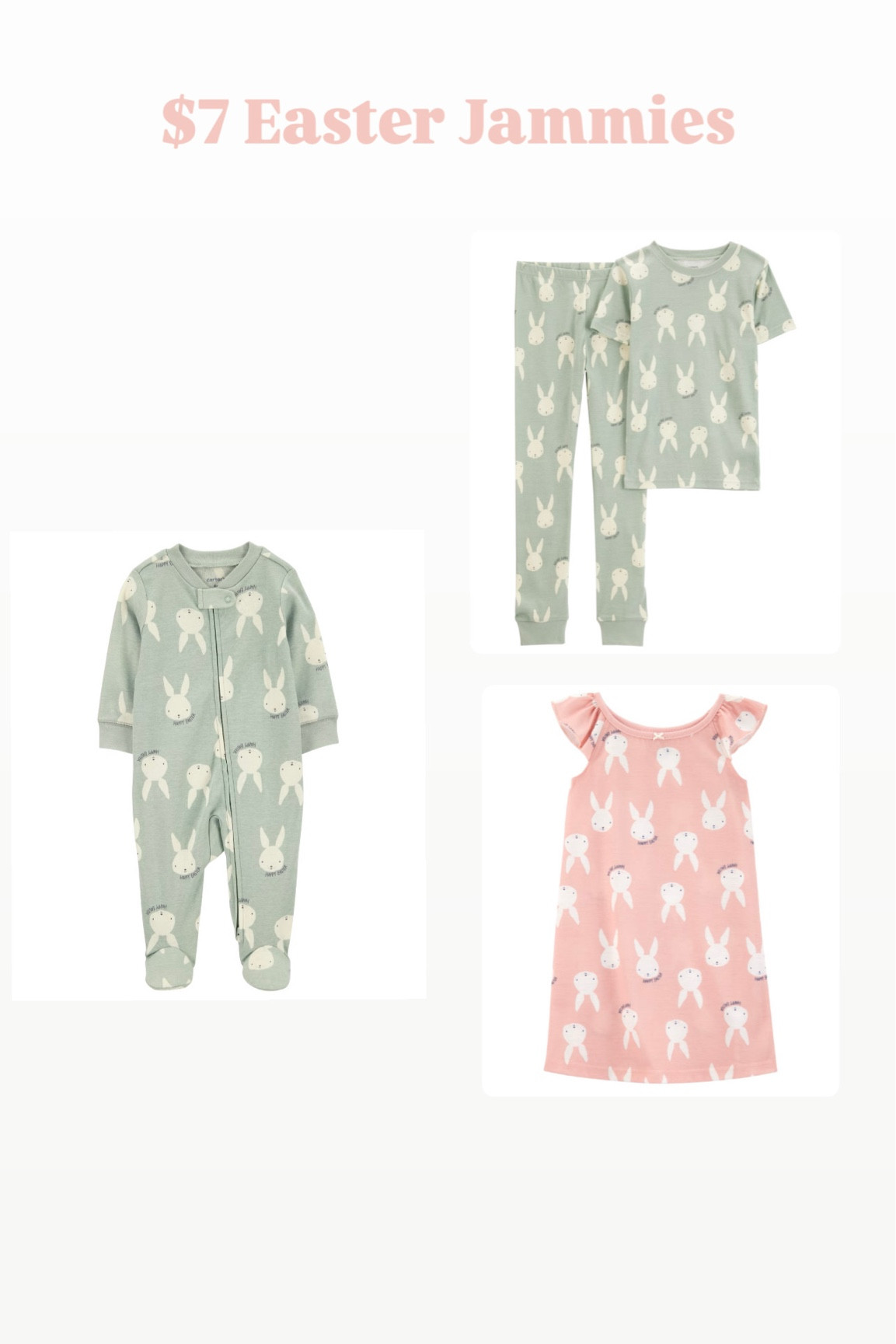 $7 Easter Pajamas

#LTKSpringSale #LTKBaby #LTKKids