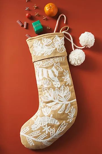 Forage Pom Pom Stocking | Anthropologie (US)