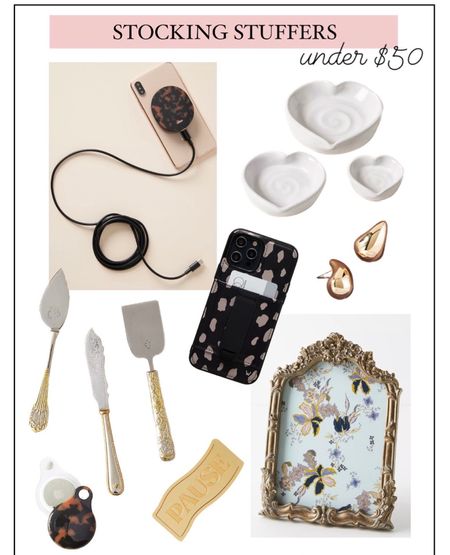 Stocking stuffers under $50 ✨

Christmas. Gift idea. Gift guide. Charger. Cheese knives. Phone case. Earrings. Bookmark. Frame. Anthropologie. 



#LTKGiftGuide #LTKfindsunder50 #LTKCyberWeek