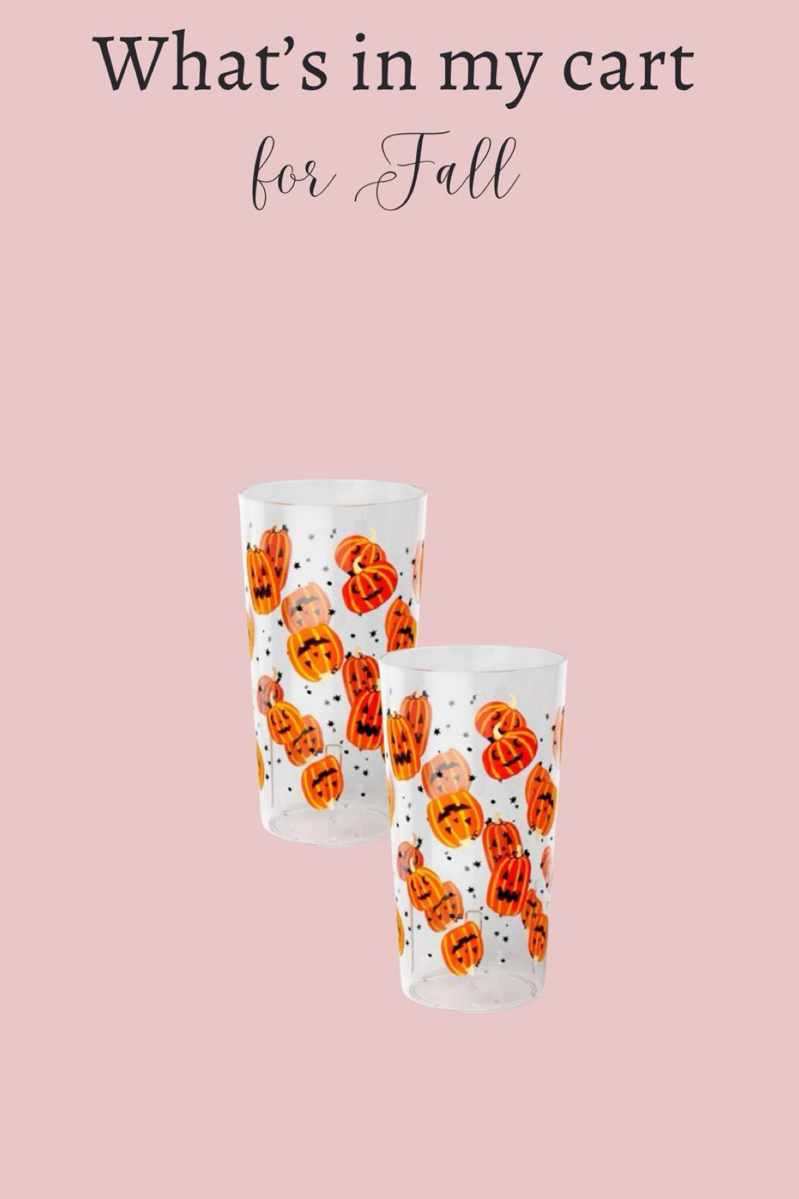 What’s in my cart for fall, $3 Halloween cups from target 

#LTKSaleAlert #LTKFindsUnder100 #LTKSeasonal