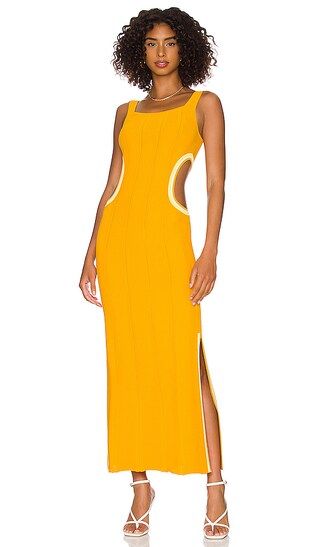 The Lola Maxi Dress in Butterscotch | Revolve Clothing (Global)