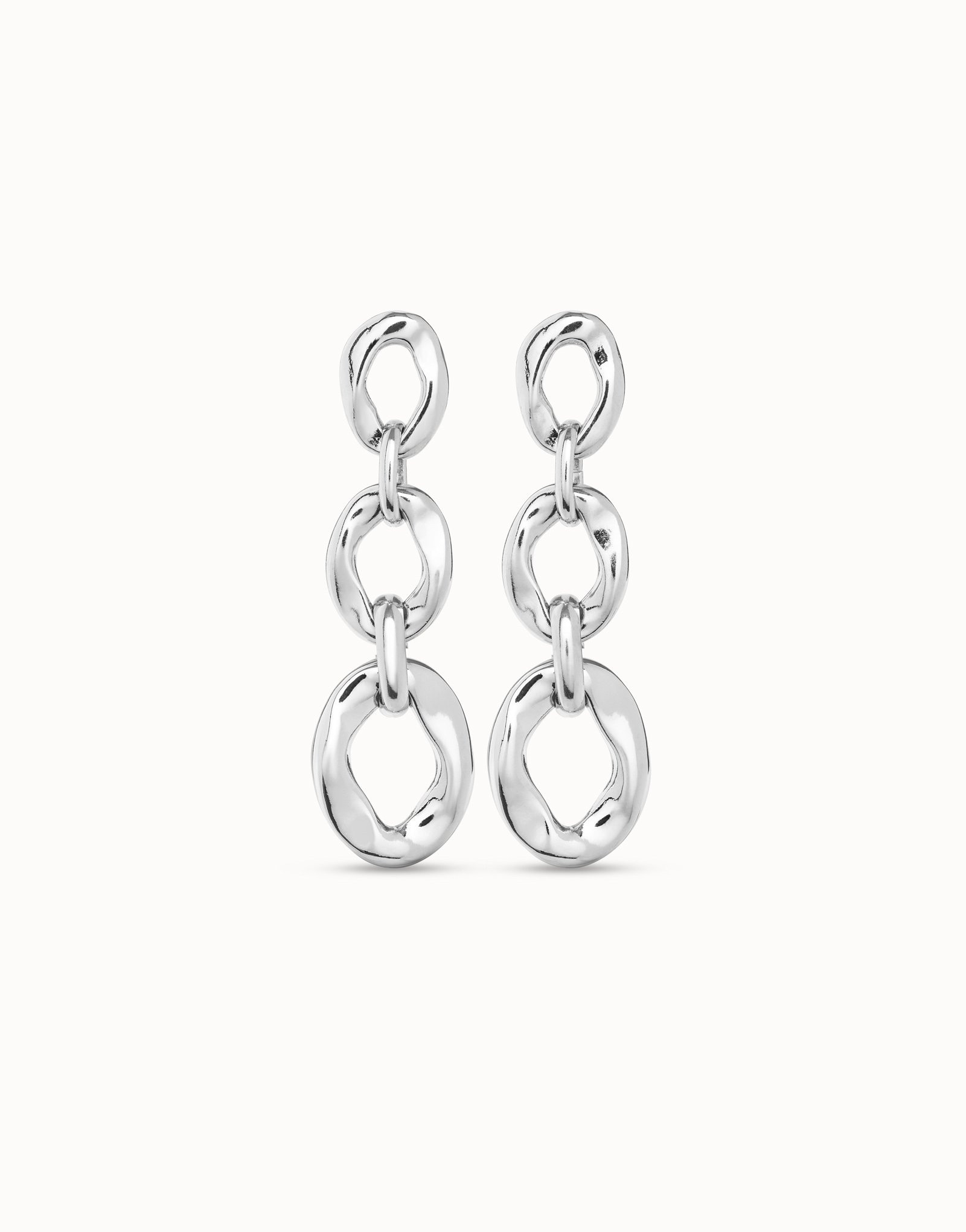 Drop earrings with 3 links | UNOde50