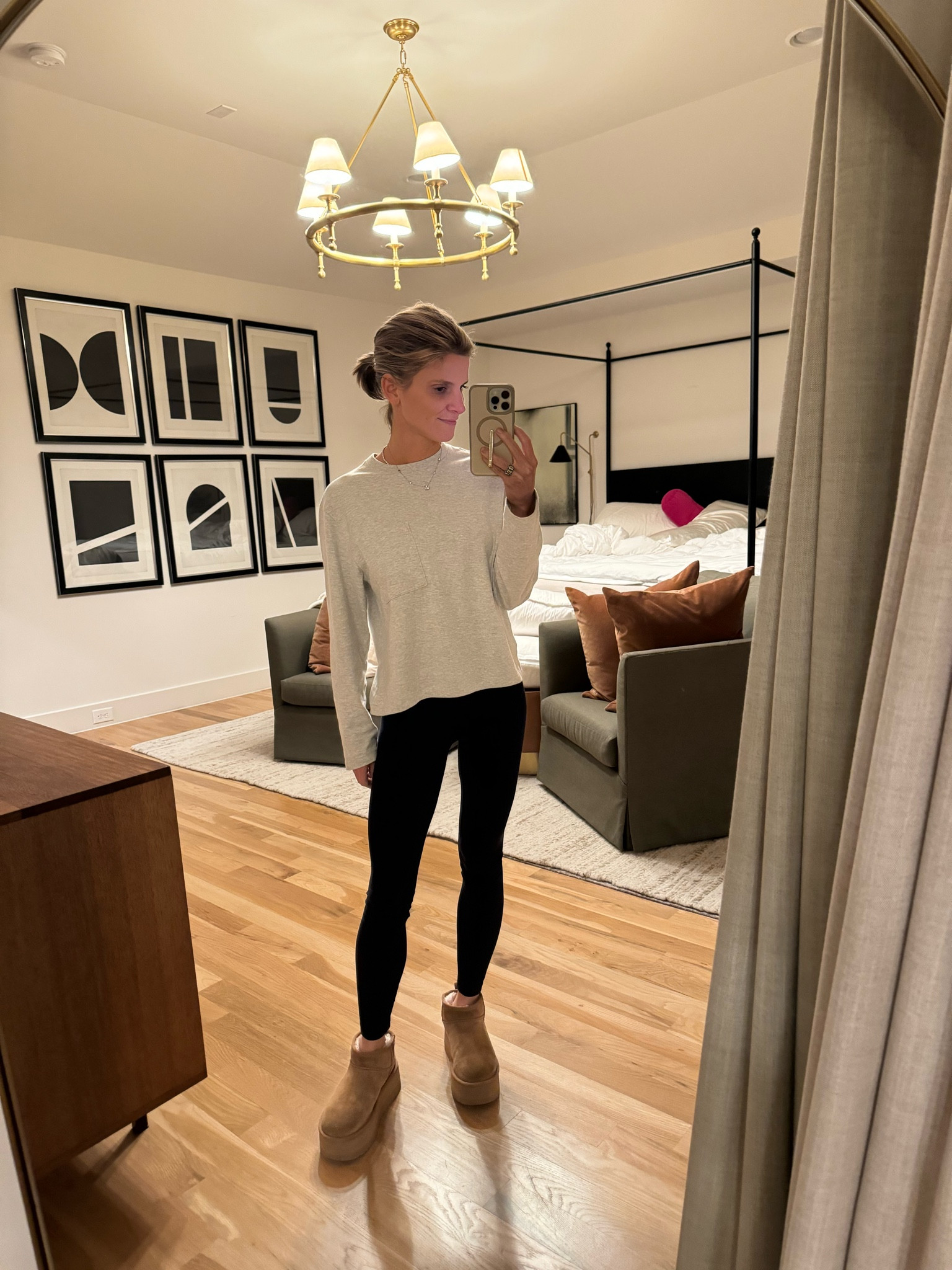 Wearing XS in top 