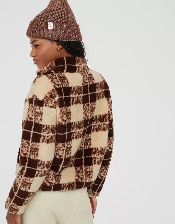 Aerie Sherpa Quarter Snap … curated on LTK