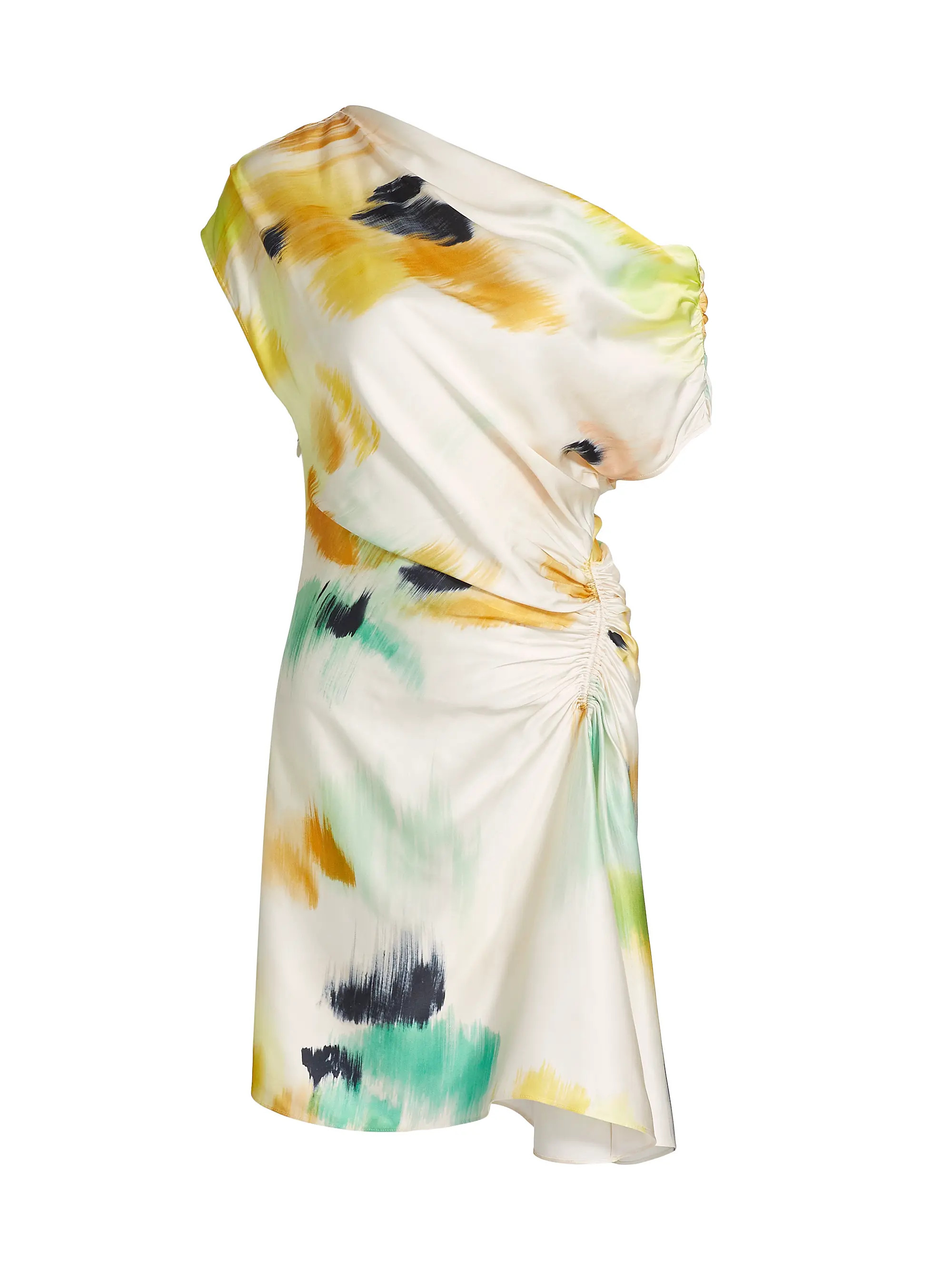 Poppy Draped Floral Minidress | Saks Fifth Avenue