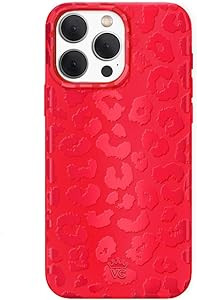 Velvet Caviar Compatible with MagSafe iPhone 15 PRO MAX Case - Red Leopard Cheetah Print | Amazon (US)
