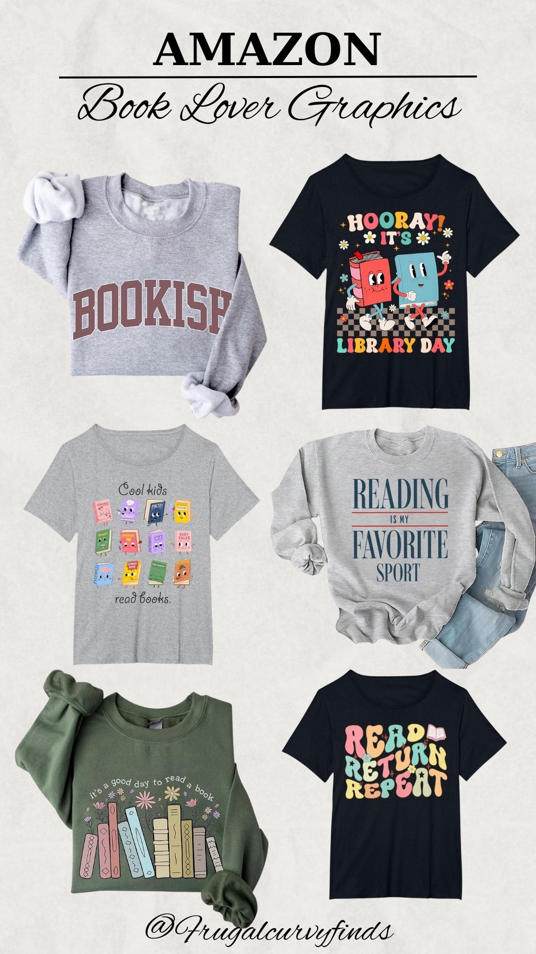 Graphic tee and graphic sweatshirts perfect for all the book lovers or any librarian! All available on Amazon



#LTKPlusSize #LTKSaleAlert #LTKootd
