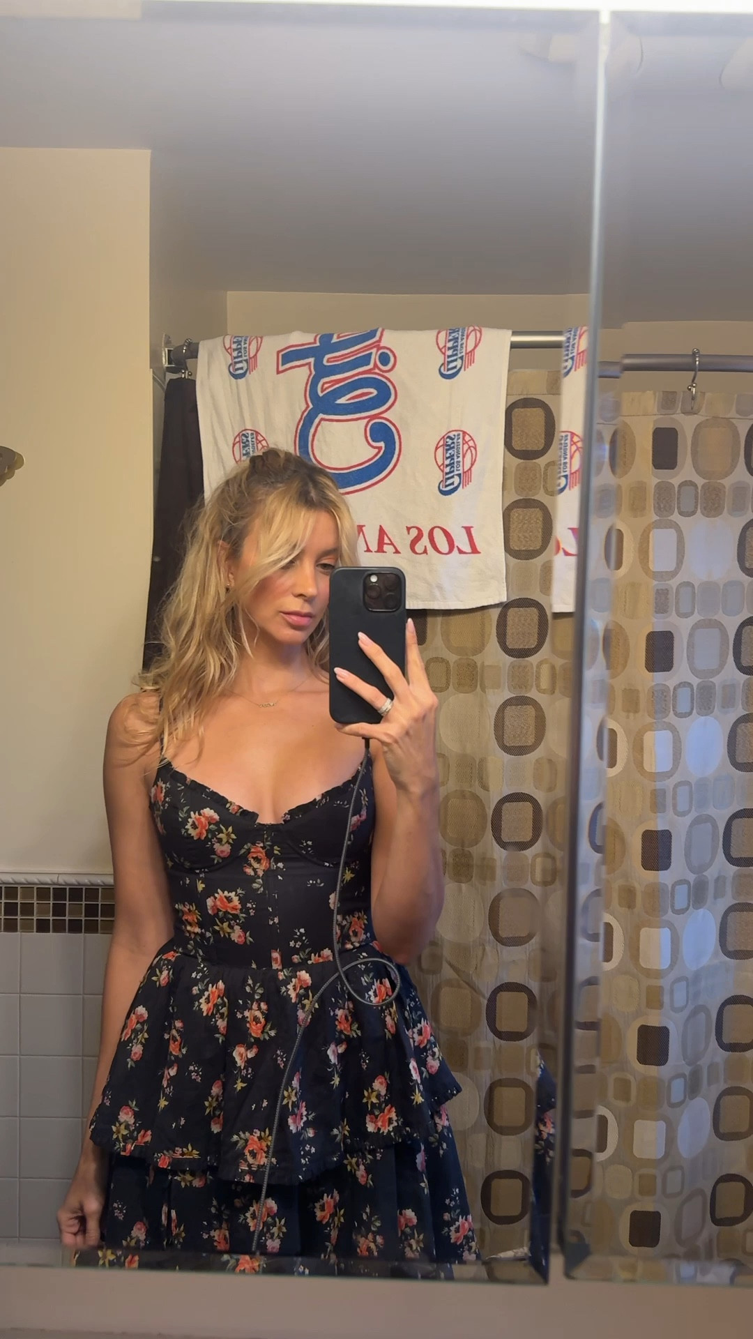 An oldie but a forever favorite 🤎 Wearing a size 4 in this V. Chapman dress, linking newer versions since this one’s a few years old. Perfect with heels or cowboy boots (boots tonight!)

Also, let’s ignore that random Clippers sweat towel in the back haha.

#LTKStyleTip #LTKParties #LTKHoliday