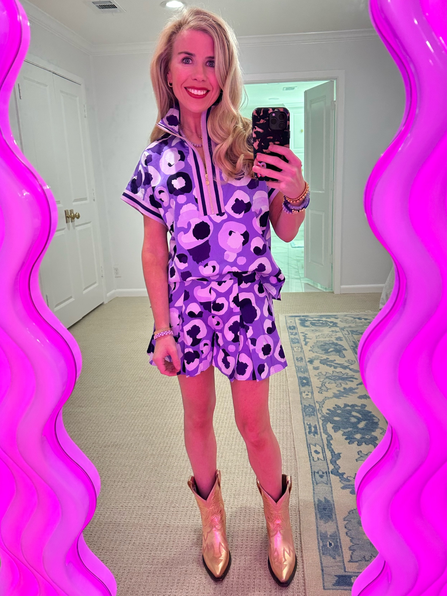 Riff Ram… cutest easiest outfit ever!!!
💜🏈

EMILY MCCARTHY CLOTHING-
COLLEGIATE CHEETAH
💜 Comes in SO many colors 🤍

Bracelets: Allie + Bess
Code: Sainty20

Found this thru my gorgeous girlfriend Katey McFarlan (check out her LTK too!) 

#LTKparties #LTKstyletip #LTKfindsunder50