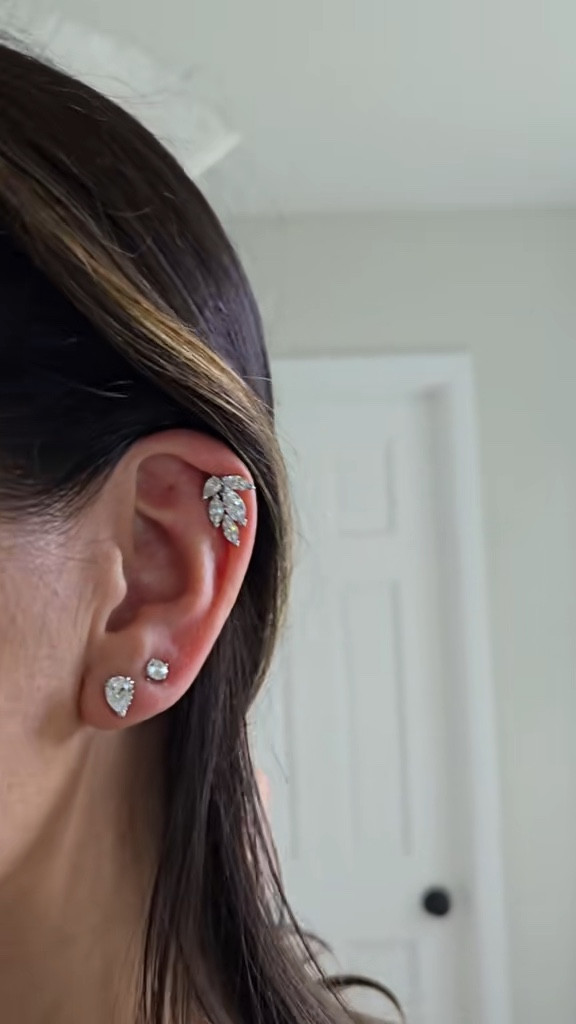 Swarovski, silver earrings, diamond look, sale, jewelry.

#LTKSaleAlert