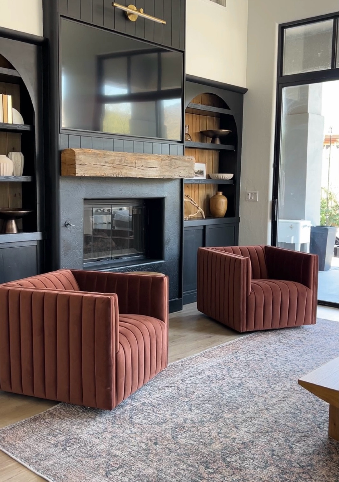 Accent chairs and rug are currently on sale! 

#LTKHome