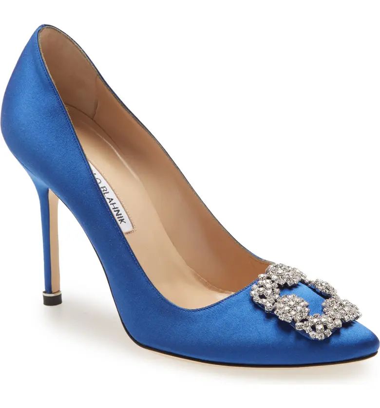 Manolo Blahnik Hangisi Pointed Toe Pump | Nordstrom | Nordstrom