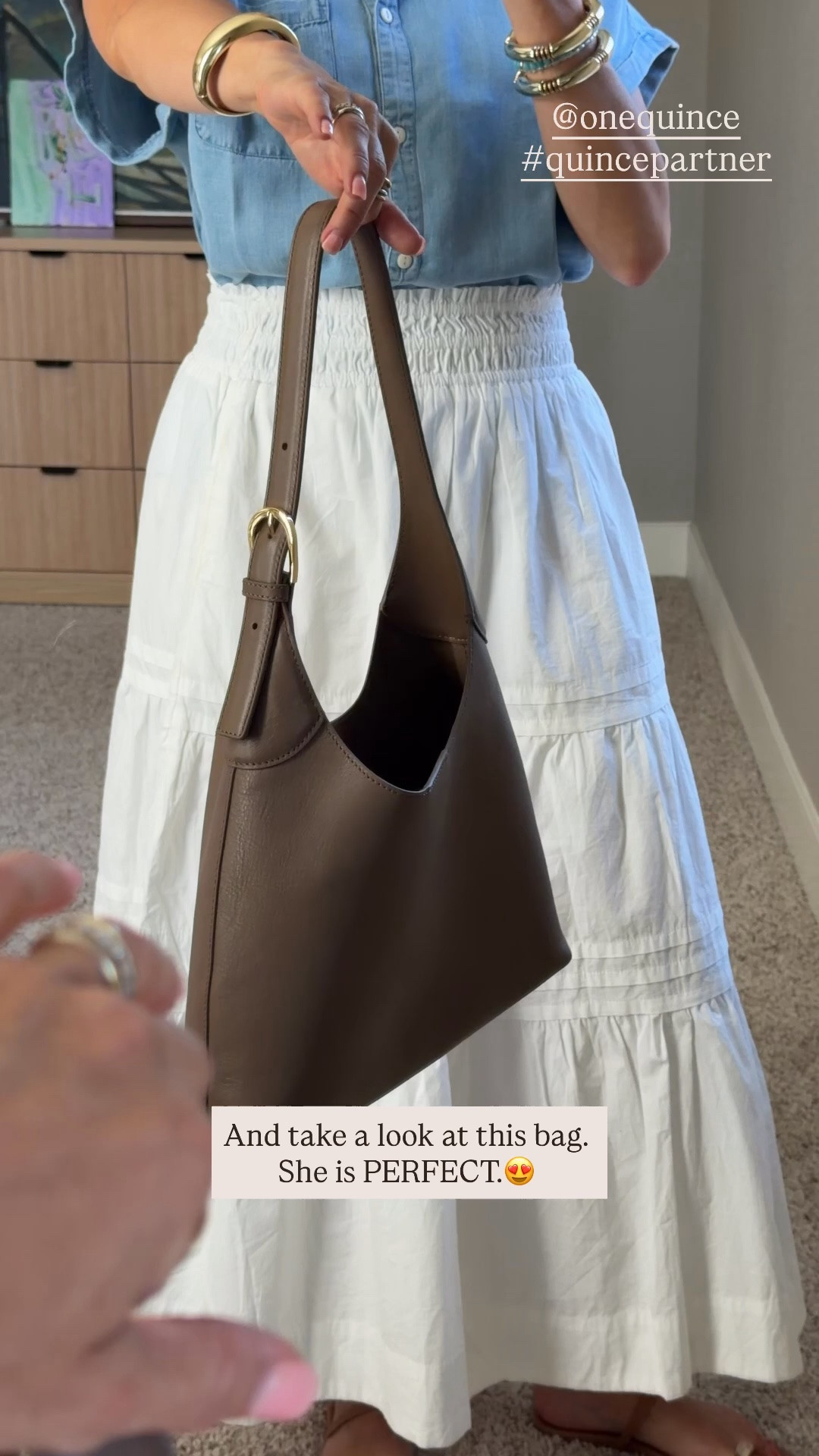 Quince is always delivering the cutest classic pieces at the best price! Obsessed with this purse! 

@onequince #quincepartner

#LTKootd #LTKgrwm