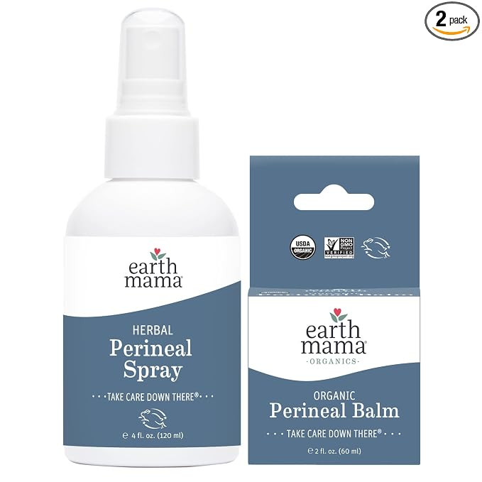 Earth Mama Postpartum Recovery Kit | Take Care Down There® with Organic Perineal Balm & Herbal P... | Amazon (US)