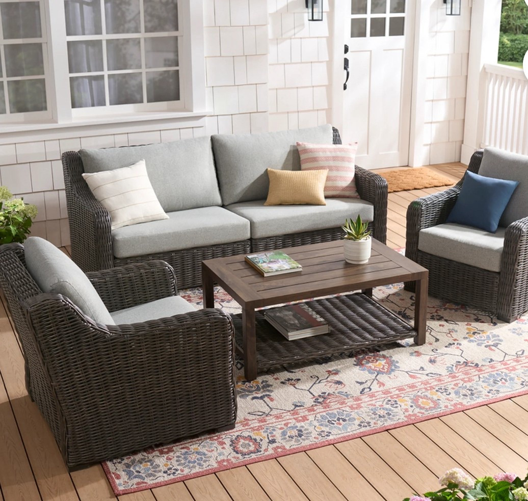 The perfect patio set from Wal Mart!

#LTKSeasonal #LTKTravel #LTKHome