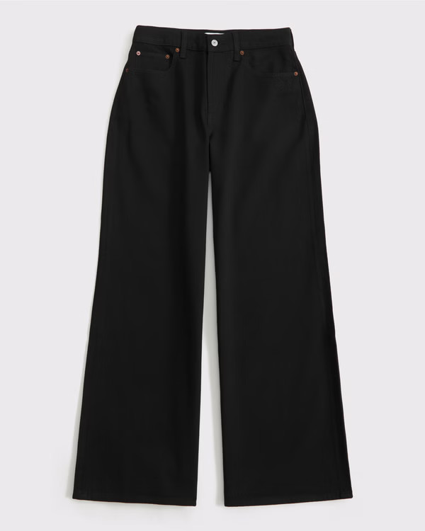 Women's Curve Love High Rise Wide Leg Jean | Women's New Arrivals | Abercrombie.com | Abercrombie & Fitch (US)