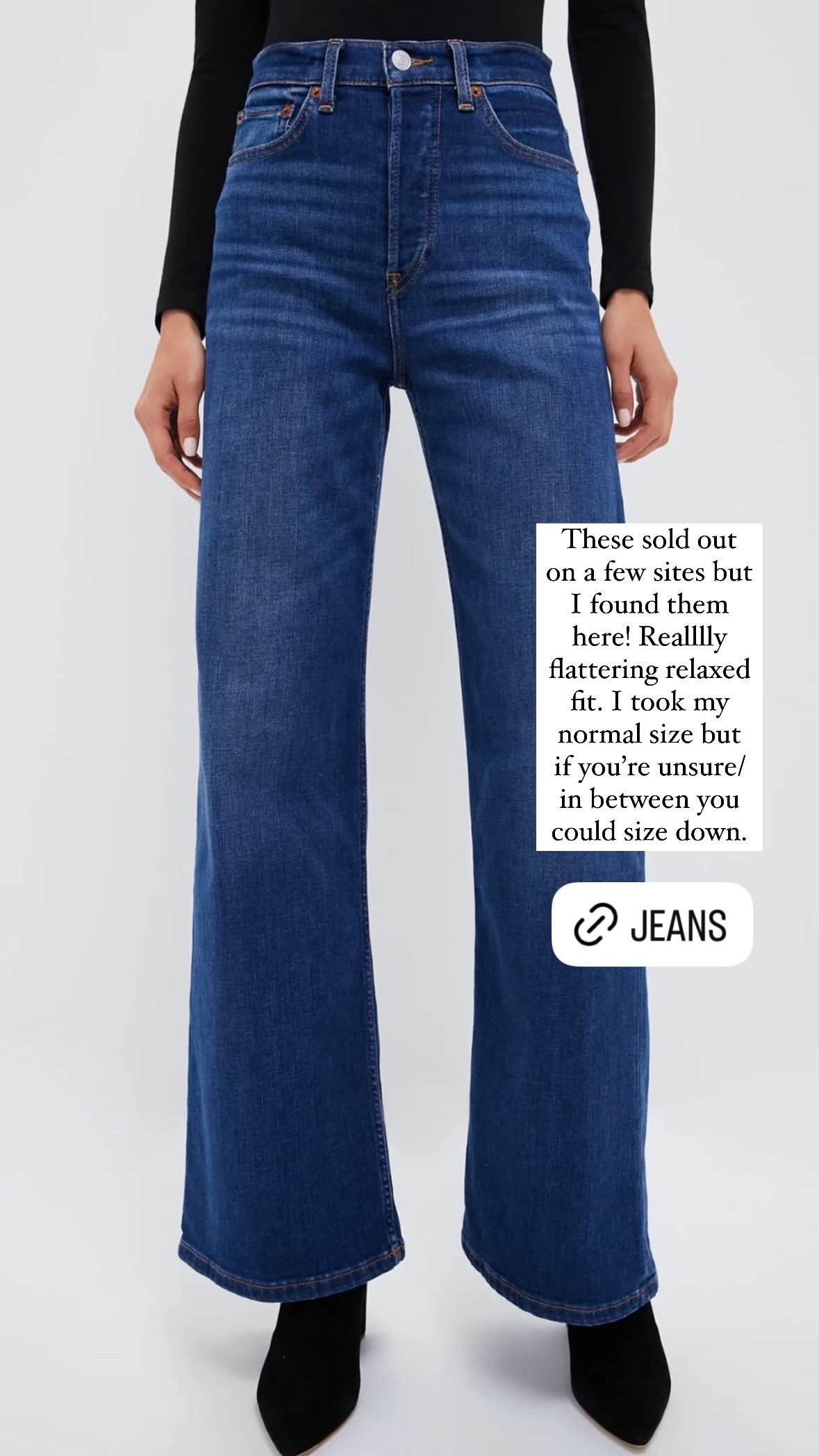 Best wide leg jeans! 

#LTKStyleTip #LTKSeasonal #LTKHoliday