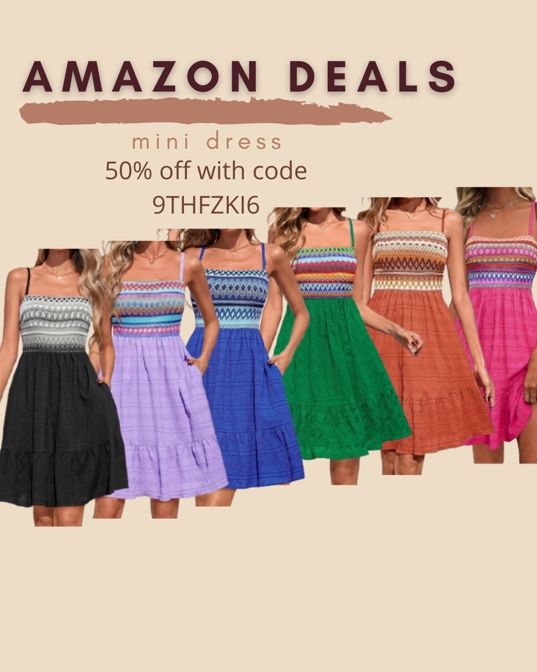 $21 ends 5/31 the perfect vacation dress
Amazon fashion
Amazon deals
Mini dress
Vacation dress
Resort wear
Beach dress

#LTKSaleAlert