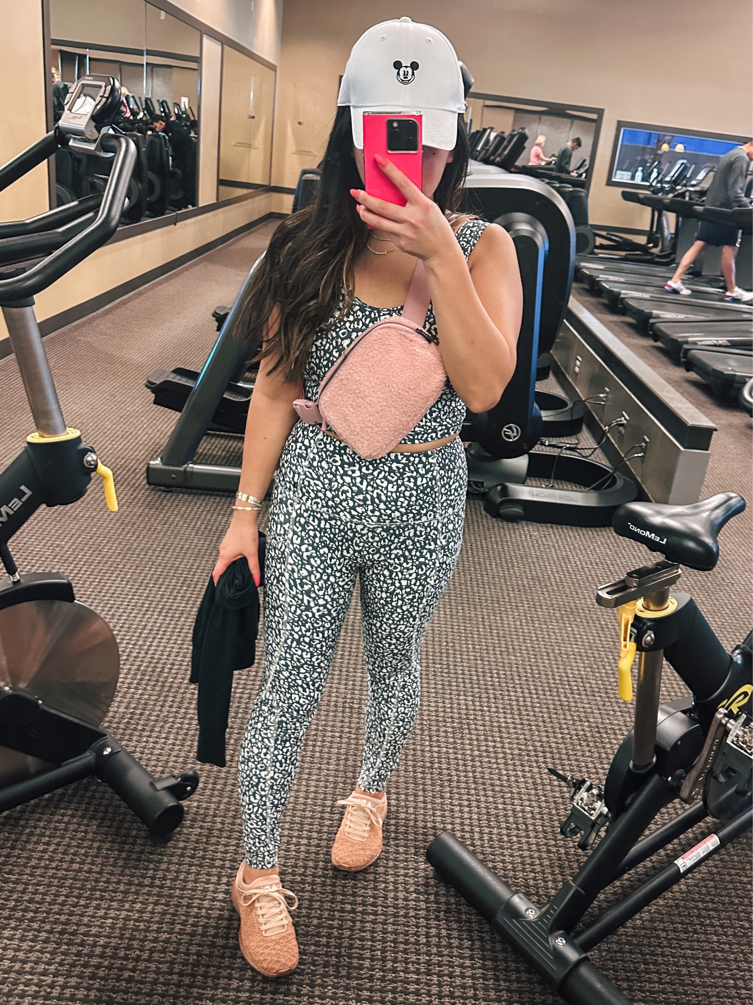 Workout outfit
Longline bra
High waited leggings
APL sneakers 
Sherpa belt bag
Fanny pack
Waist bag


#LTKstyletip #LTKshoecrush #LTKfit