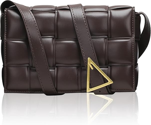 ZooLLyn Woven Padded Cassette Crossbody Trend Shoulder Bag for Women Clutch Bag Square Purse Hand... | Amazon (US)