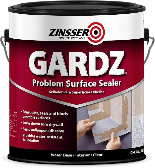 1 gal Zinsser 02301 Clear Zinsser, Gardz Water-Based Problem Surface Sealer | Amazon (US)