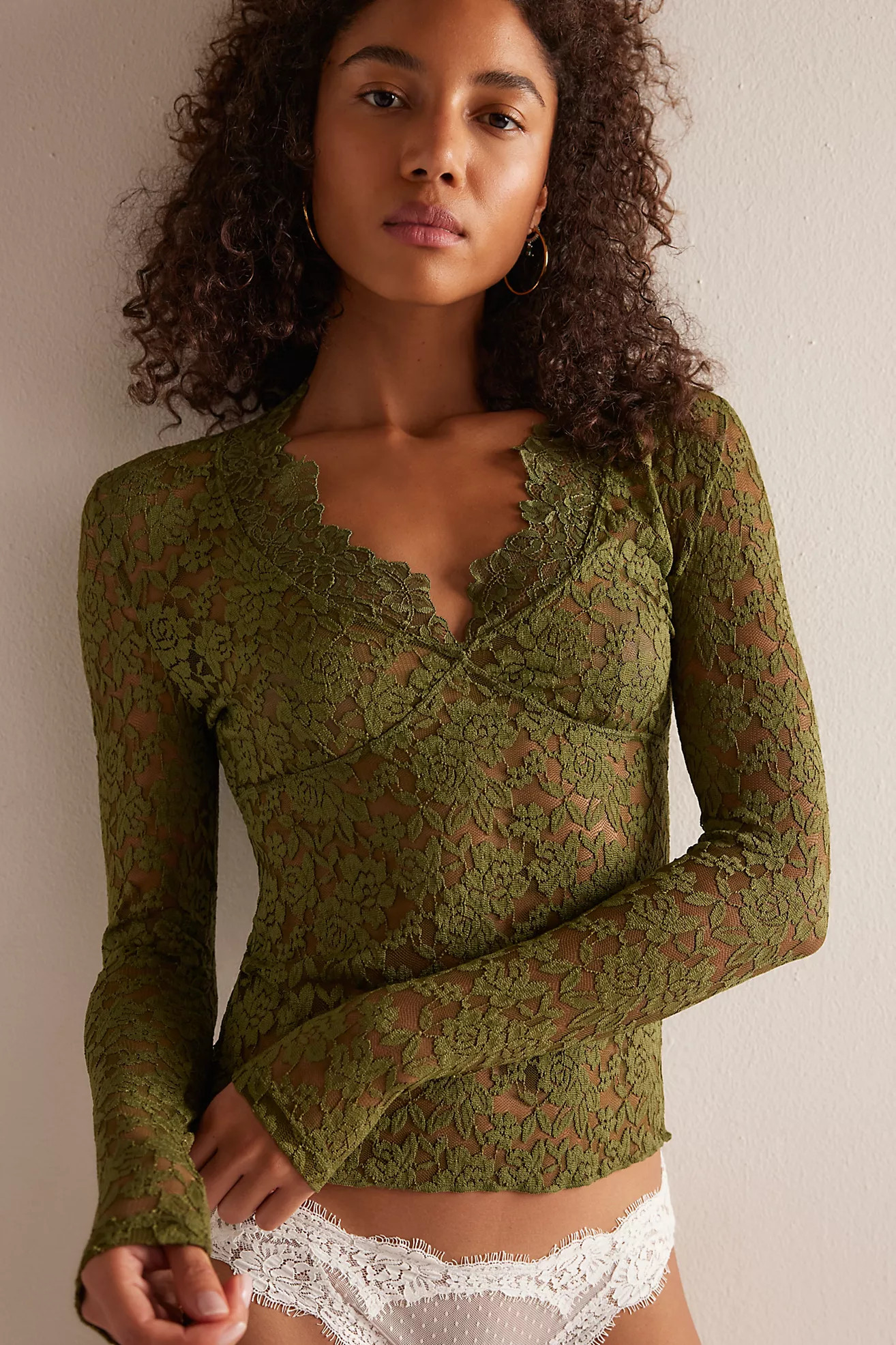 All Day Lace Long Sleeve | Free People (Global - UK&FR Excluded)