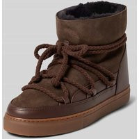 INUIKII Snow Boots mit Label-Stitching Modell 'CLASSIC' in Dunkelbraun, Größe 39 | Peek & Cloppenburg* Düsseldorf DE