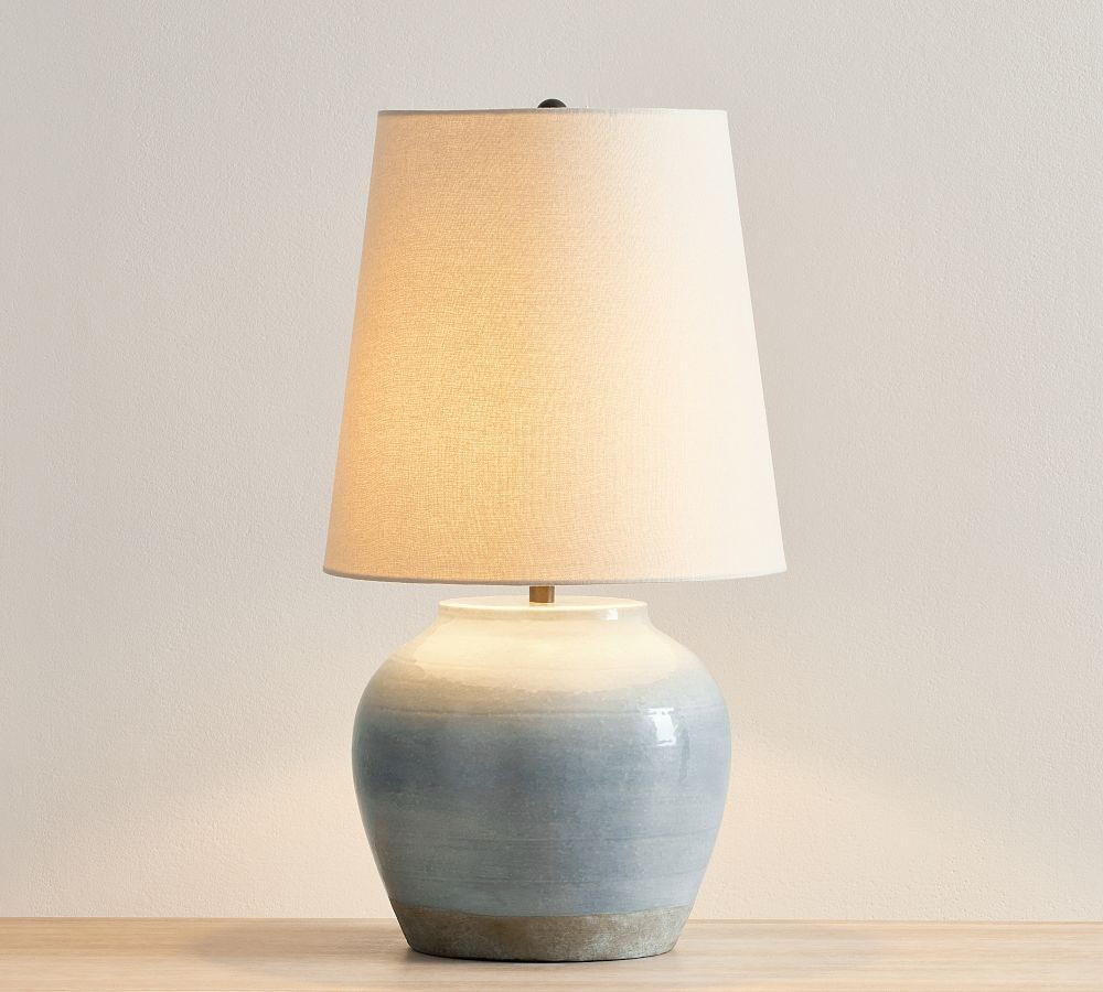 Miller Ceramic Bedside Lamp (25") | Pottery Barn (US)