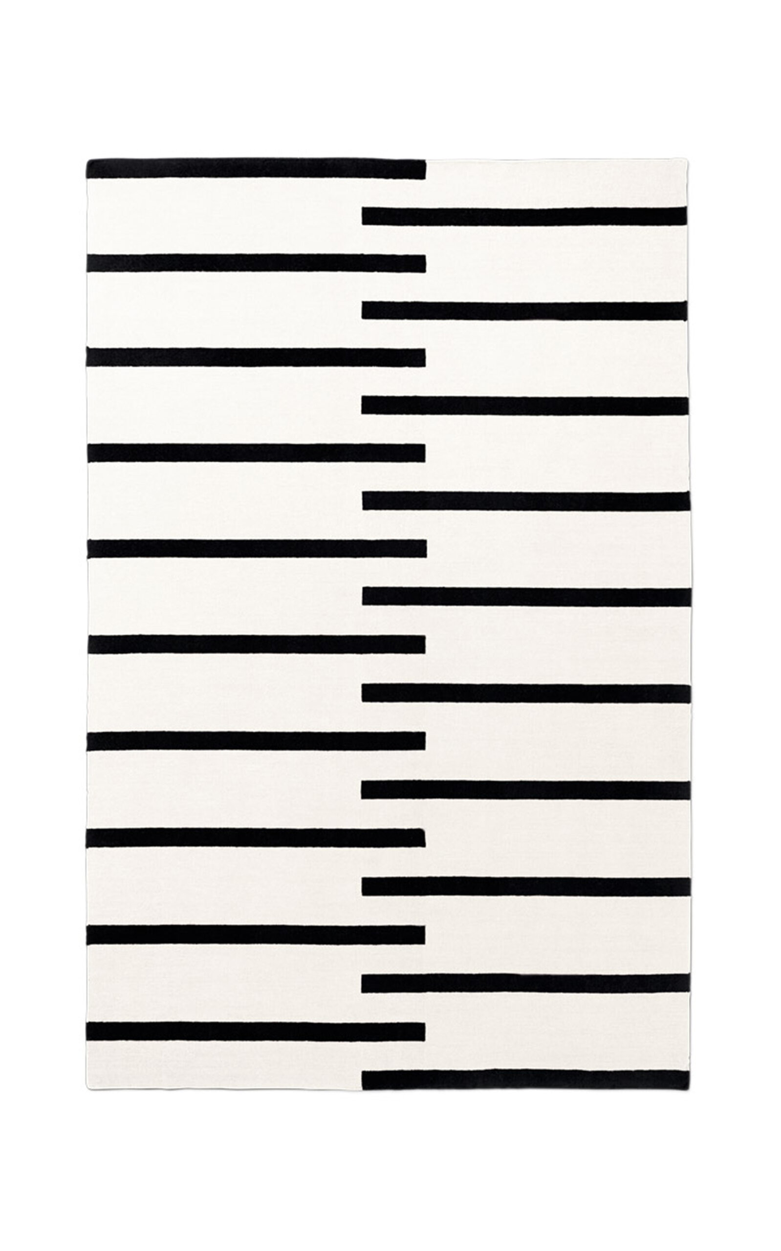 Tiger by Nordic Knots, Flatweave Area Rug in Cream/Black, Size 9' X 12' | Moda Operandi (Global)
