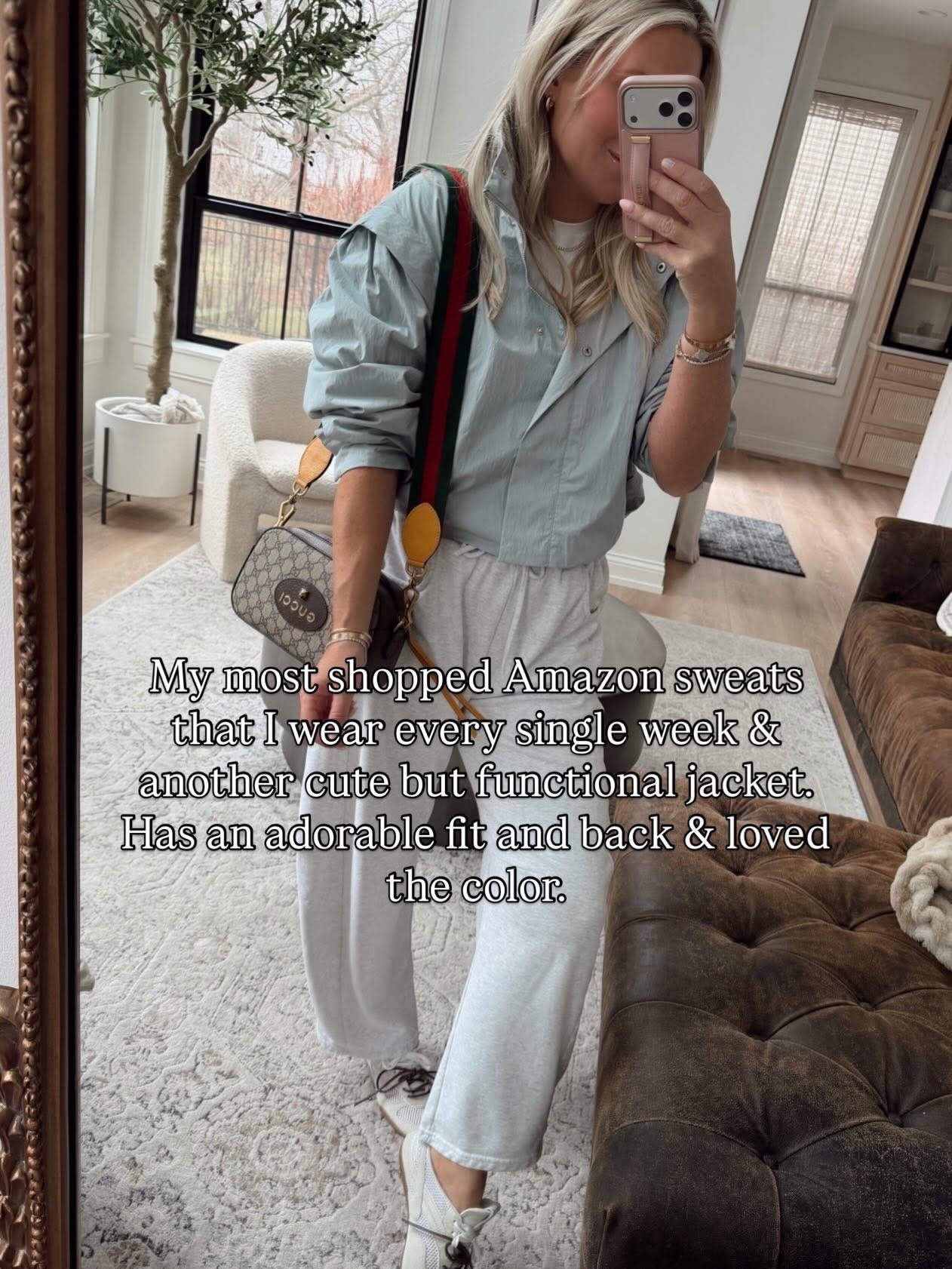 Today’s OOTD! 
Amazon pants I wear several times a week- they was so well too! I do small and jacket is small.

Sneakers size up half!!! 

Sneakers. Spring style. Spring jacket. 

#LTKSeasonal #LTKootd #LTKActive