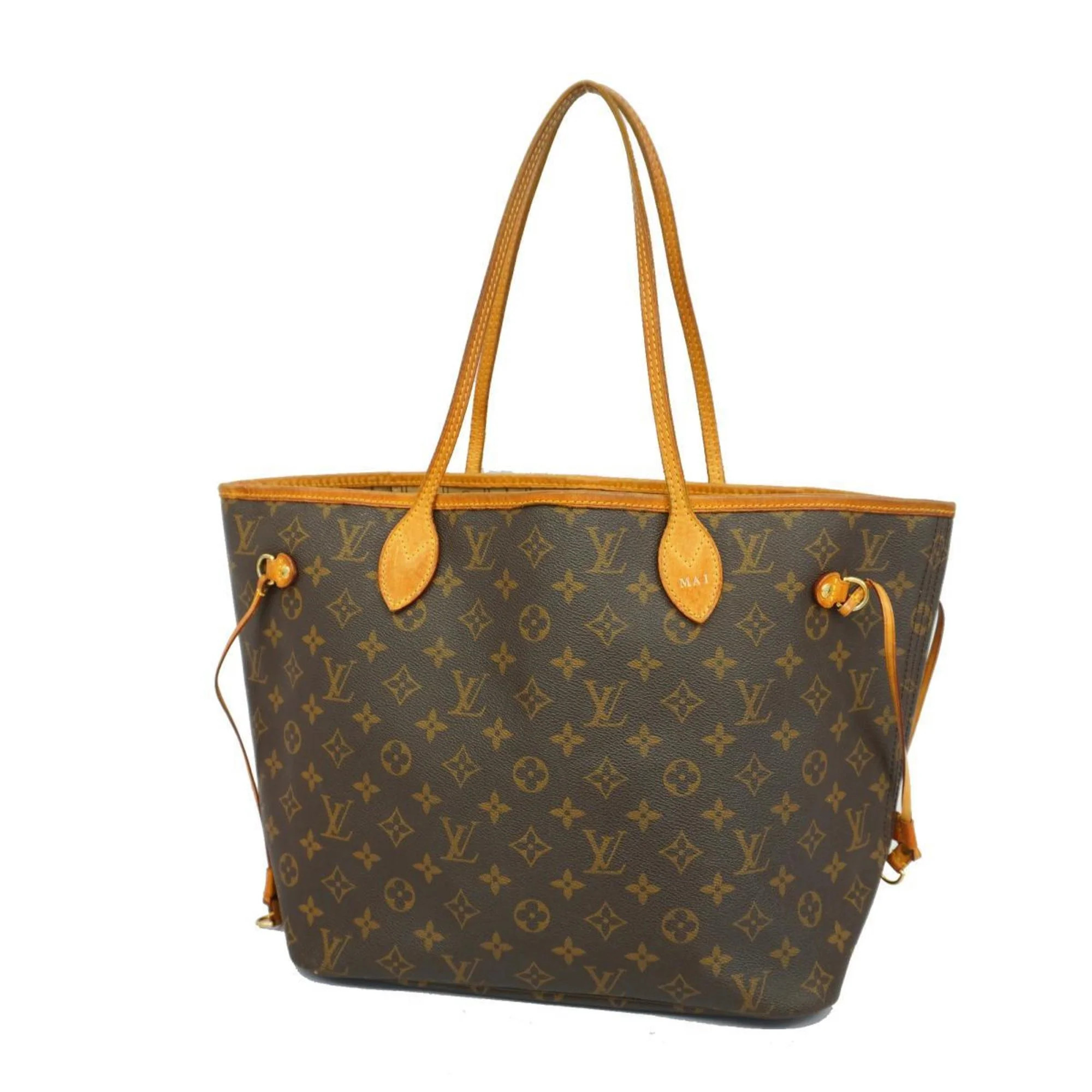 Pre-Owned Louis Vuitton Tote Bag Monogram Neverfull MM M40156 Brown Women's (Good) | Walmart (US)