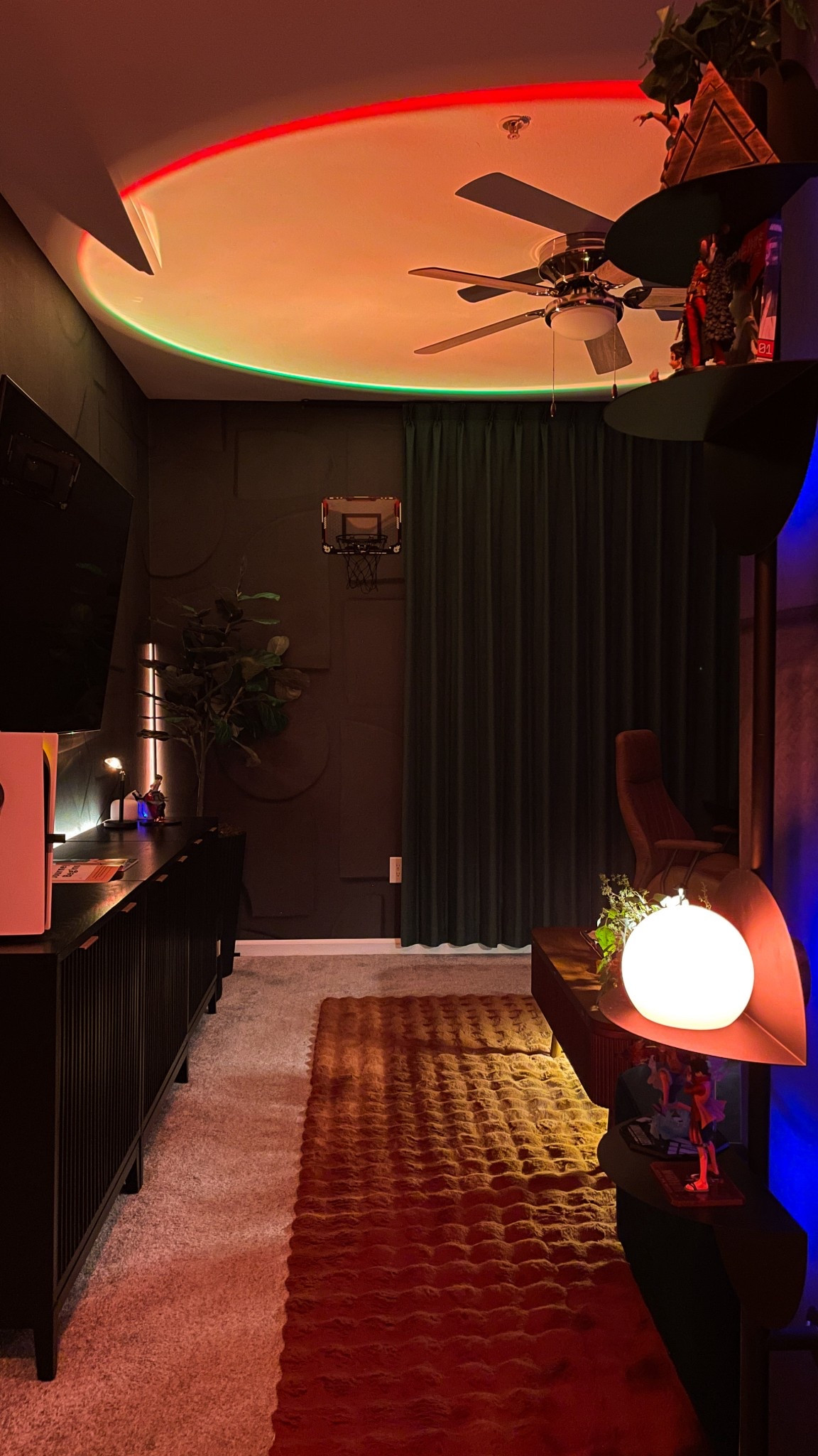 The vibes in this room are immaculate. This dark and moody man cave makeover is one of my favorites 

#LTKHome #LTKStyleTip #LTKFindsUnder100