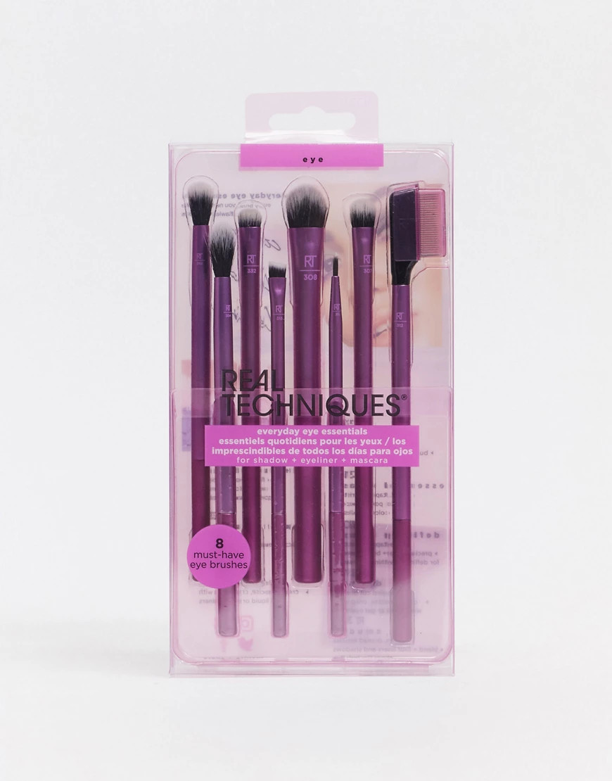 Real Techniques Everyday Eye Essentials Brush Set (save 47%)-No colour | ASOS (Global)