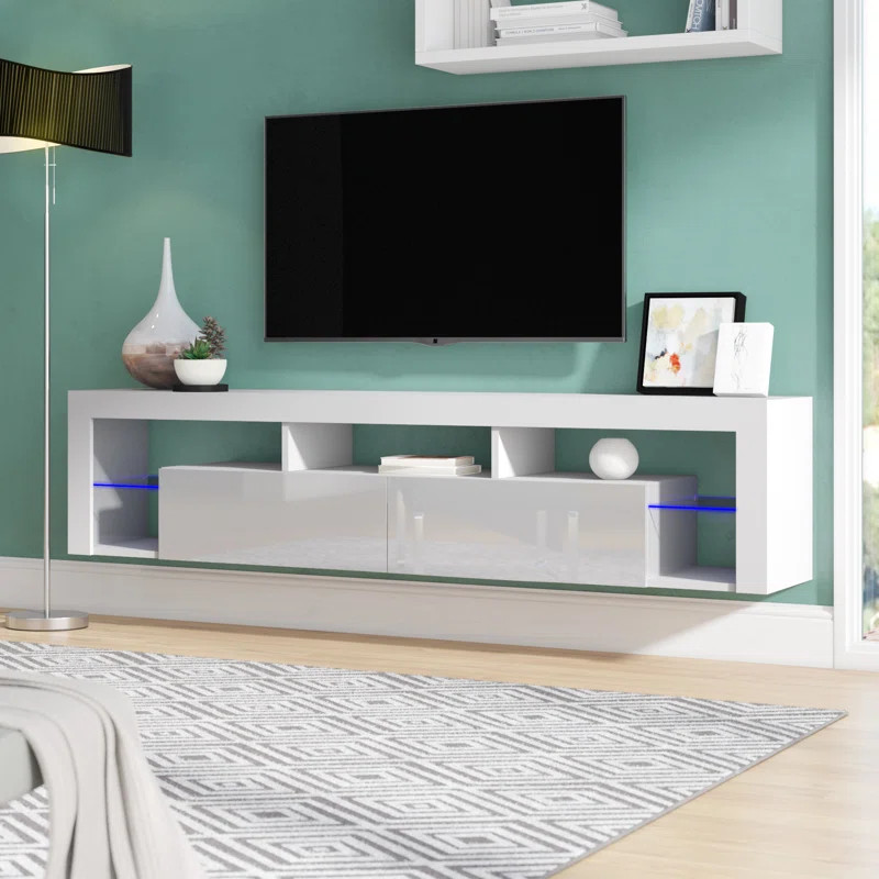 Floating Milano 78'' Media Console | Wayfair North America