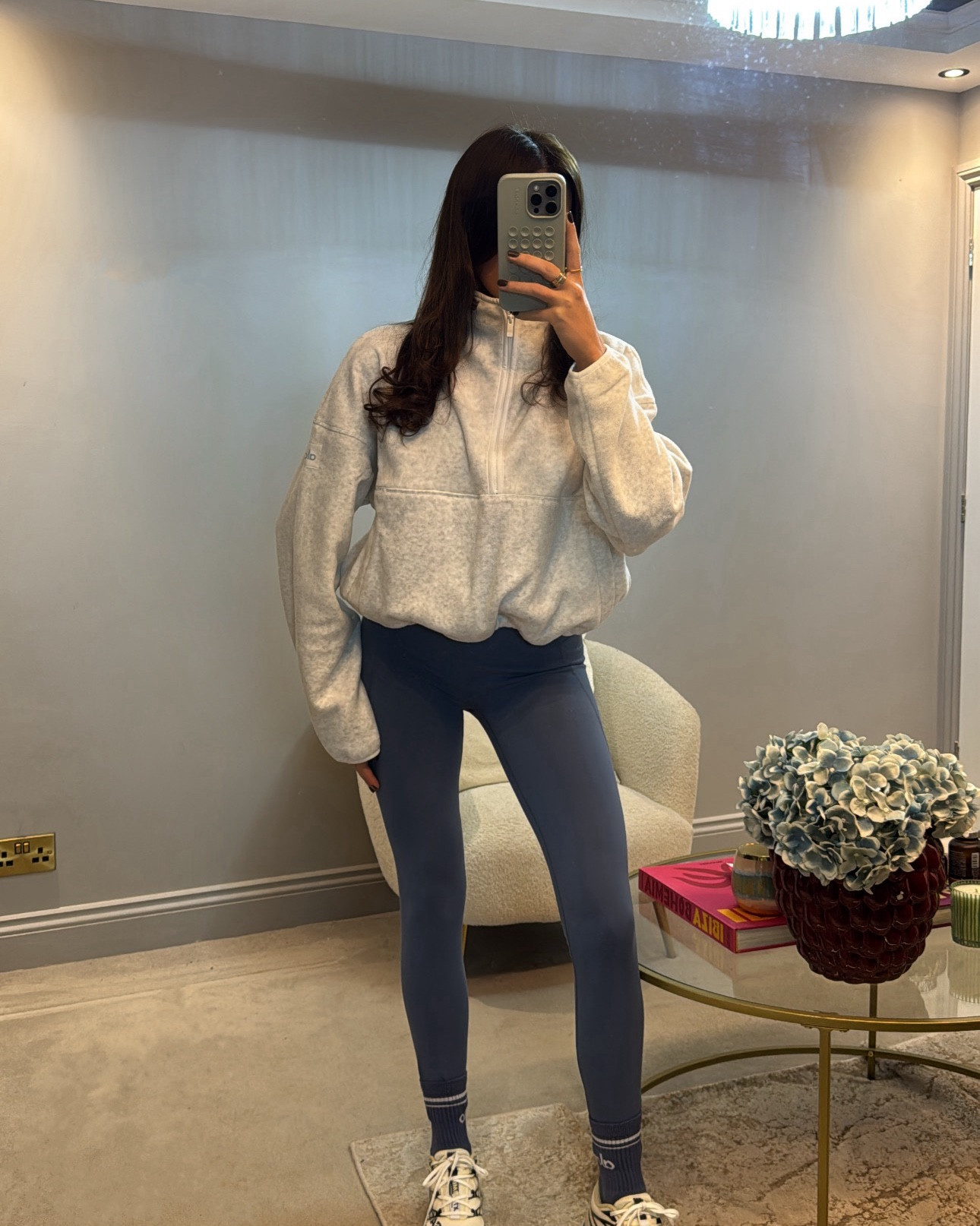 Alo yoga. Alo. Gym outfit. Gym set. Gym leggings. Sports bra. Fleece. Zip up jacket. Athleisurewear  

#LTKstyletip #LTKautumn #LTKuk