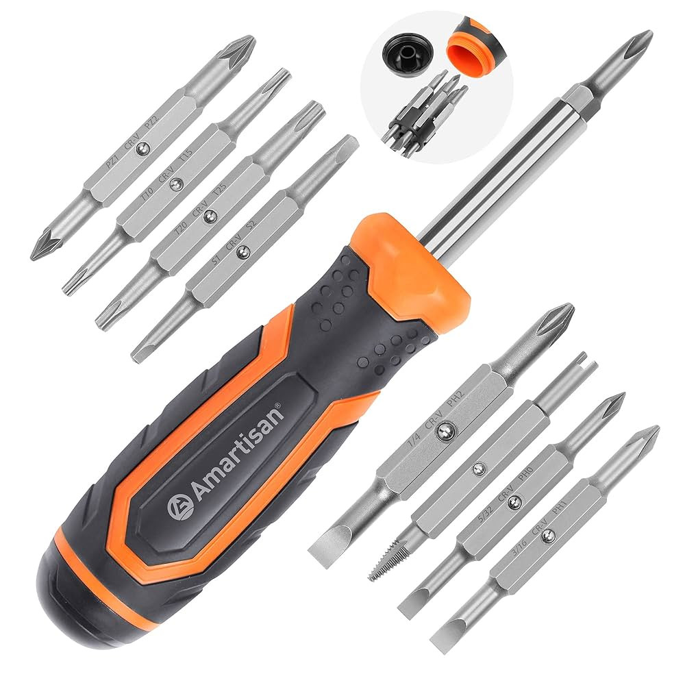 Amartisan 18-in-1 Multi-bit Screwdriver Set Tool All in One, Portable Multi-Purpose Screwdriver, ... | Amazon (US)
