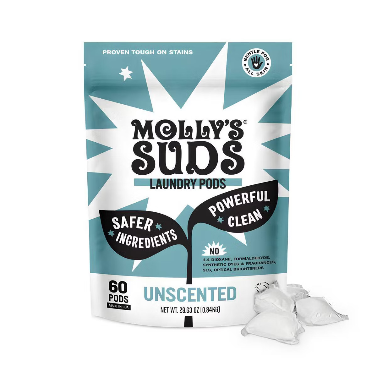 Molly's Suds Unscented Laundry Pods - 60ct | Target